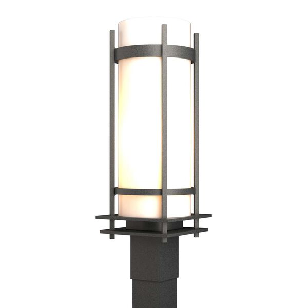 Banded Coastal Natural Iron One-Light Outdoor Post Light, image 3