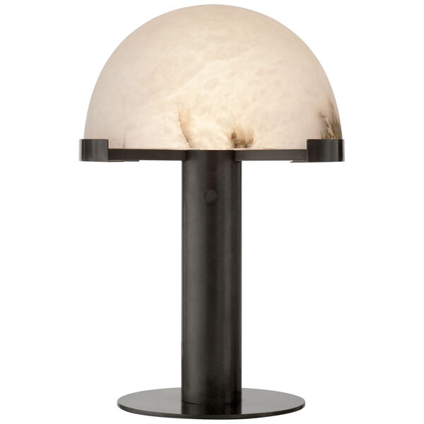 Melange Desk Lamp in Bronze with Alabaster Shade by Kelly Wearstler, image 1