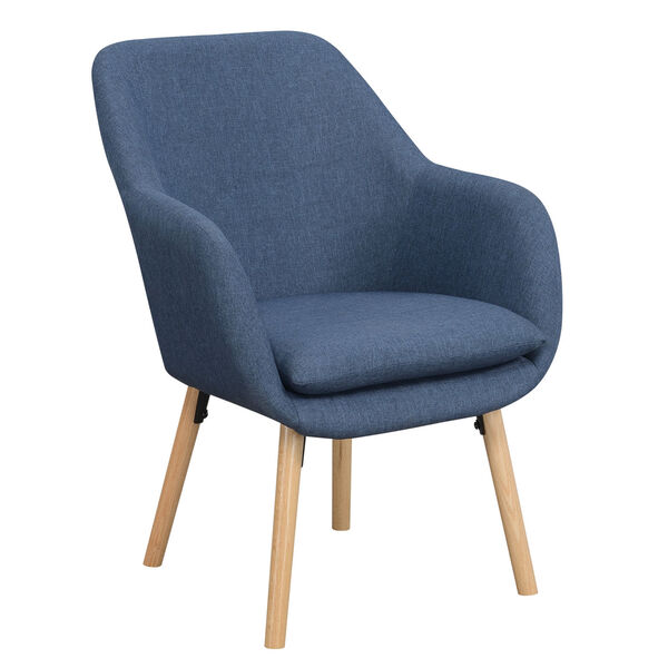 Charlotte Blue Accent Chair, image 3