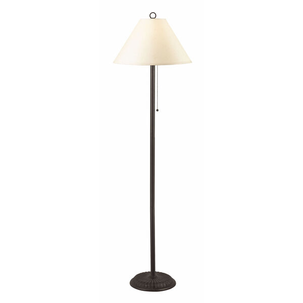 Black and Rust One-Light Floor lamp, image 1