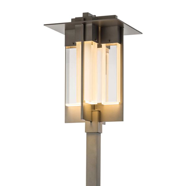 Axis Coastal Burnished Steel Four-Light Outdoor Post Light, image 1
