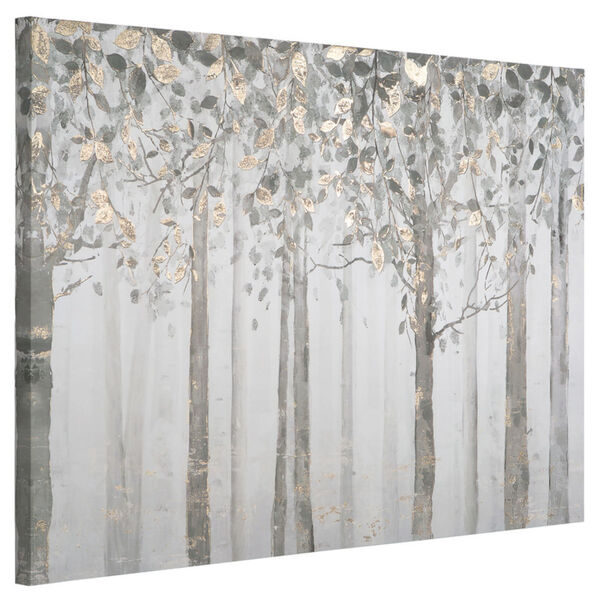 Grey and Yellow Trees: 40 x 28-Inch Wall Art, image 2