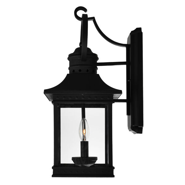 Cleveland Black Two-Light Outdoor Wall Light, image 3