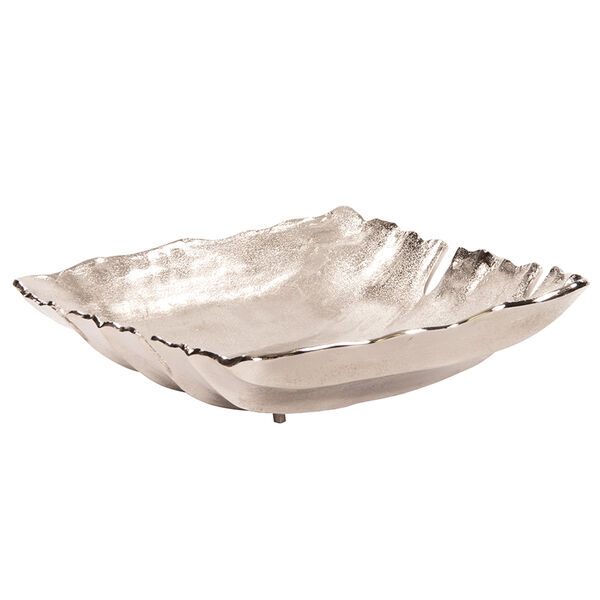 Square Nickel Aluminum Bowl, Large, image 2