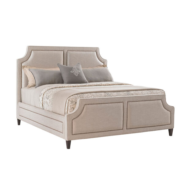 Kensington Place Beige Chadwick Upholstered King Bed, image 1