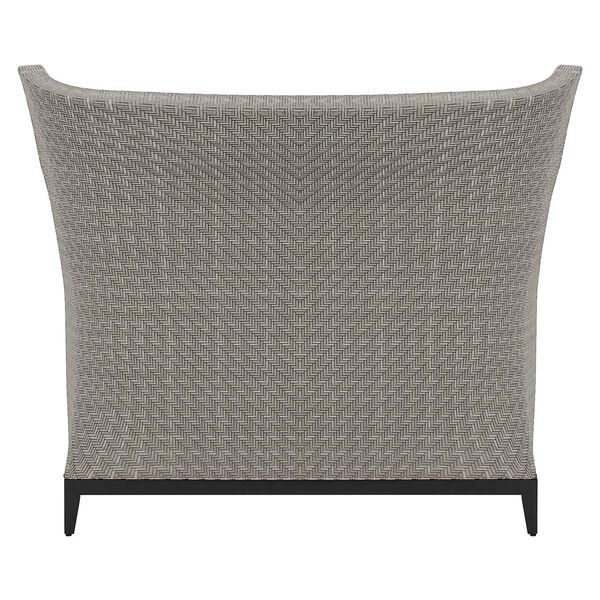 Captiva Pewter Gray and White Outdoor Chair, image 4