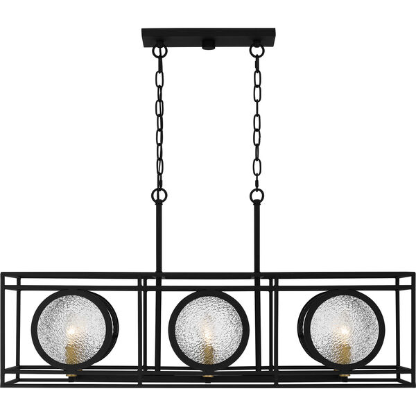 Chalamont Earth Black and Aged Brass Six-Light Chandelier, image 5