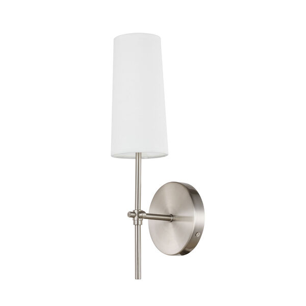 Mel Burnished Nickel Five-Inch One-Light Wall Sconce, image 6