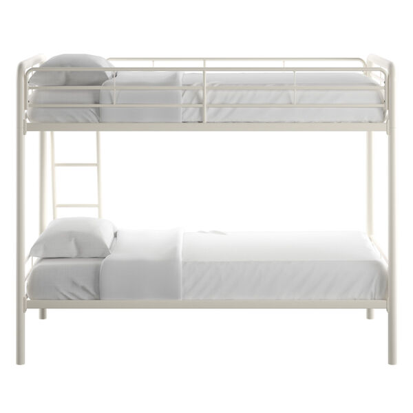 Brandy White Twin Over Twin Bunk Bed, image 3