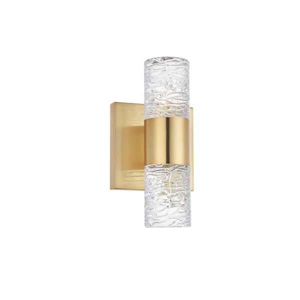 Vega Gold Five-Inch Two-Light LED Wall Sconce, image 3
