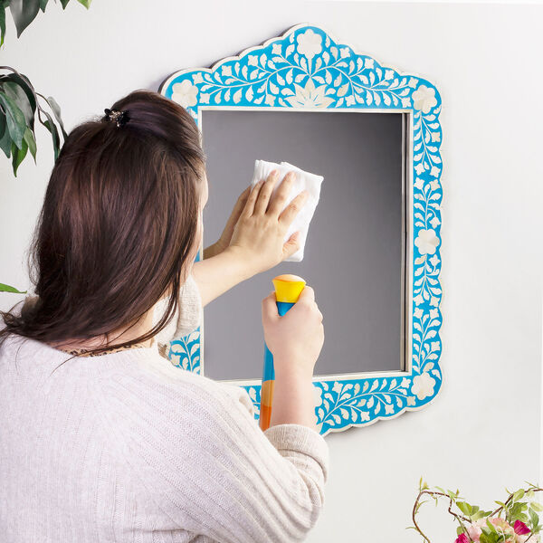 Blue Bone Inlay Wall Mirror, image 7