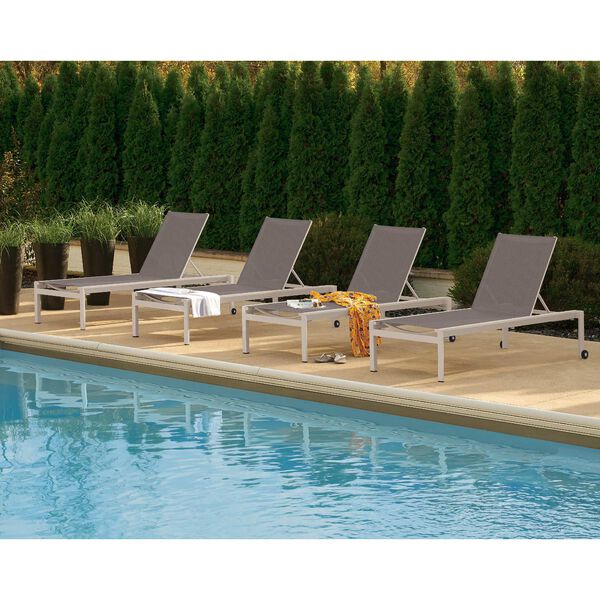 Ven Cocoa Chaise Lounge, Set of Four, image 3