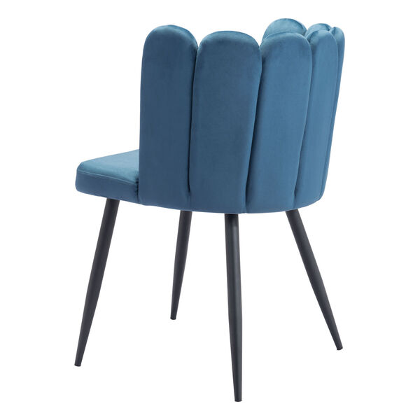 Adele Blue and Black Dining Chair, Set of Two, image 6