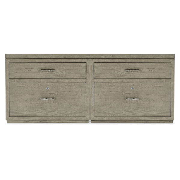 Linville Falls Smoked Gray 72-Inch Credenza with Two Lateral Files, image 4