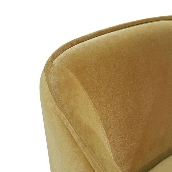 Lila Gold Velvet Chair, image 5
