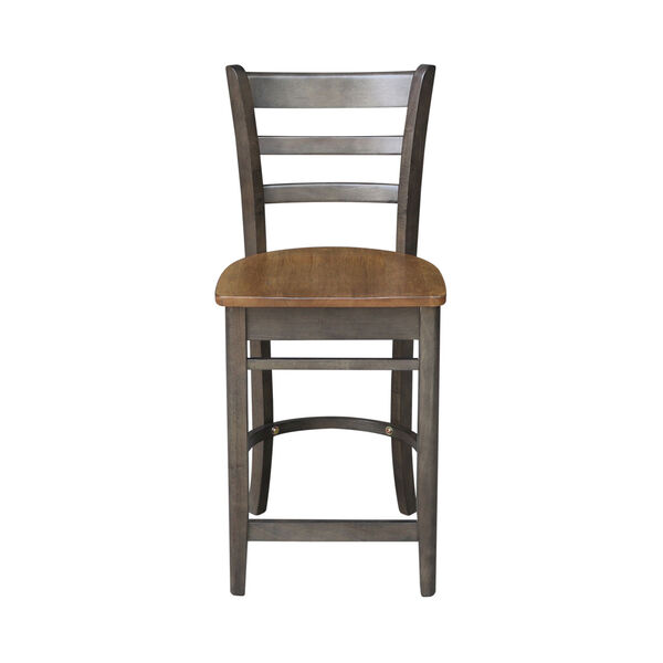 Emily Hickory and Washed Coal Counterheight Stool, image 4