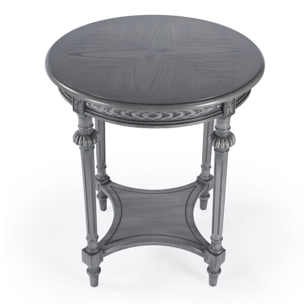 Hellinger Gray Round Lamp Table, image 3