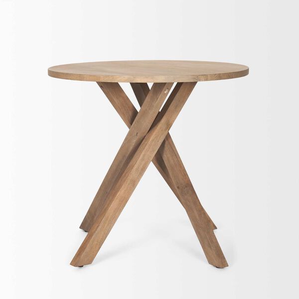 Solana Light Brown Wood Foyer Table, image 4