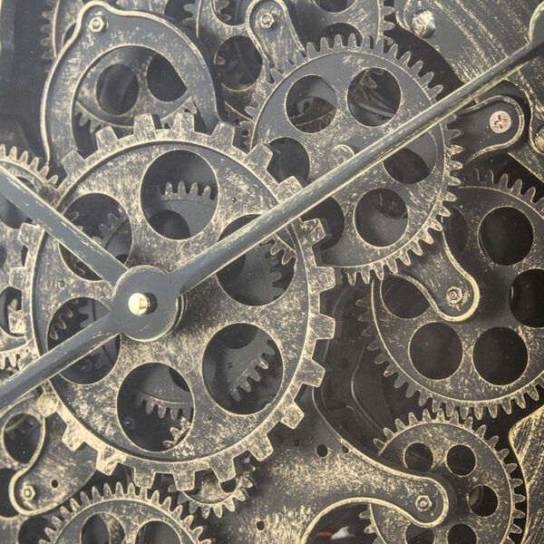 Classic Chic Wall Clock with Gears, image 5