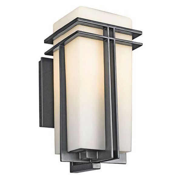 Grayson Black Seven-Inch One-Light Outdoor Wall Sconce, image 1