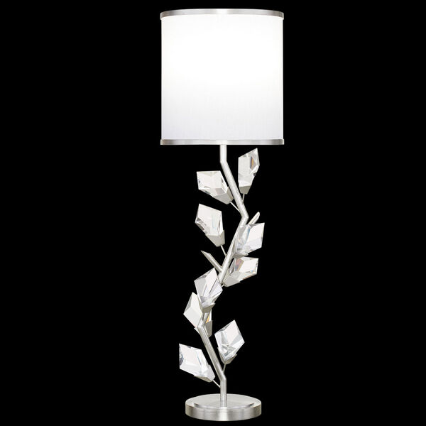 Foret Silver White One-Light Console Lamp, image 1