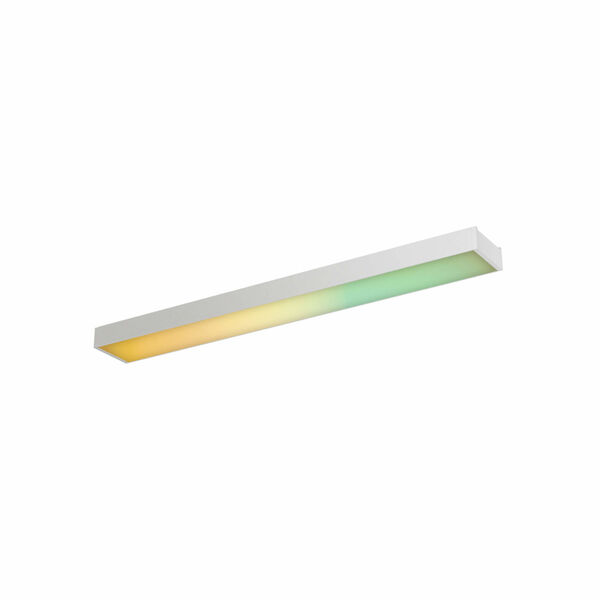 White 24-Inch Smart RGB and CCT LED Under Cabinet Linear Kit, image 1