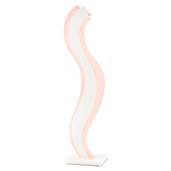 Miami Beach Blush Pink and White Two-Light LED Floor Lamp, image 3