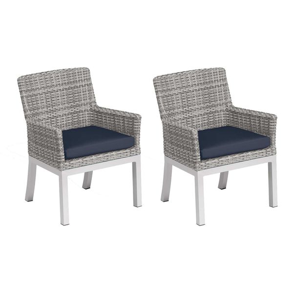 Argento Midnight Blue Outdoor Armchair, Set of Two, image 1