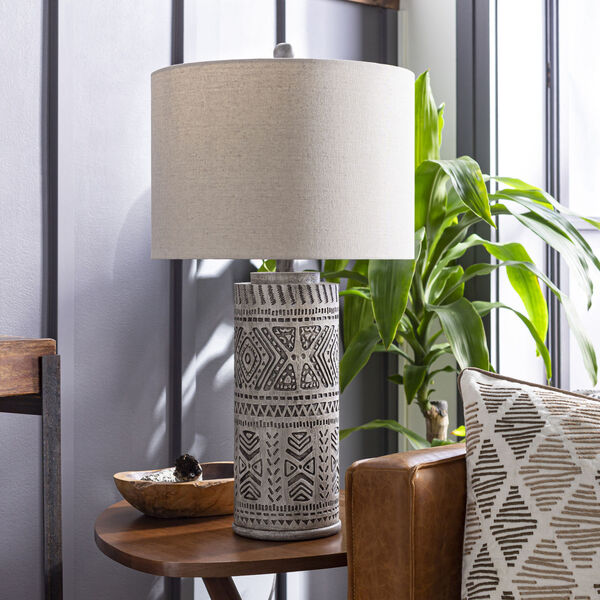 Imelde Black and Gray Table Lamp, image 2