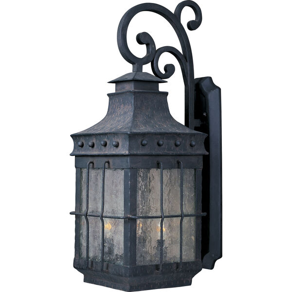 Caged Outdoor Wall Lantern, image 1
