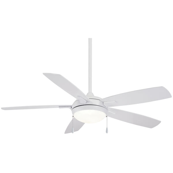 Lun-Aire White 54-Inch LED Ceiling Fan, image 1