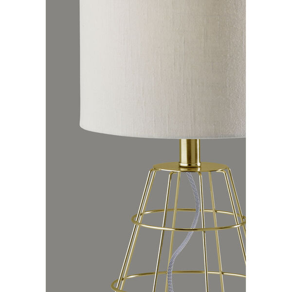 Victor Antique Brass One-Light Table Lamp, image 3