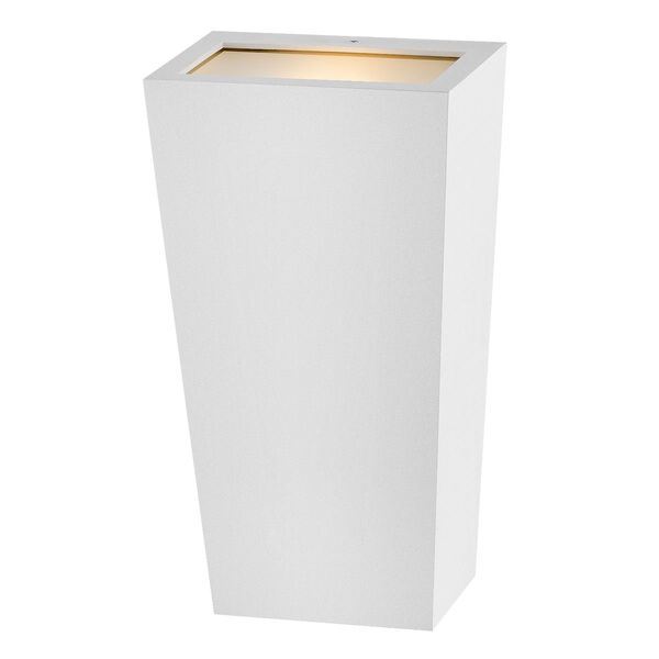Cruz Textured White Two-Light Small LED Wall Mount, image 4