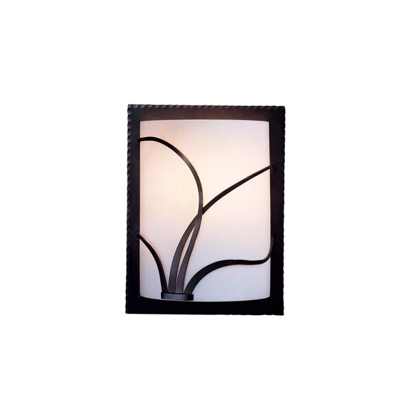 Forged Reed Bronze One-Light Wall Sconce, image 1