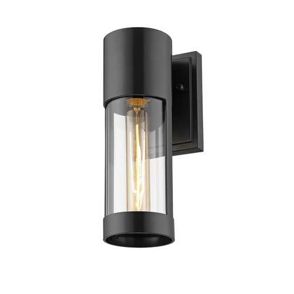 Hester Powder Coat Black 11-Inch One-Light Outdoor Wall Sconce, image 2