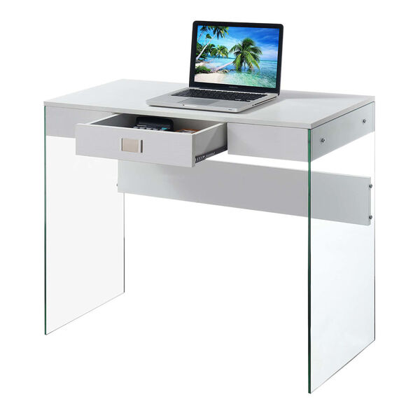 SoHo White 36-Inch Desk, image 2