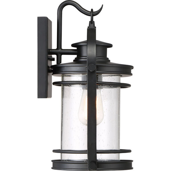 Booker Mystic Black 9-Inch One-Light Outdoor Wall Lantern, image 4