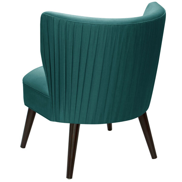 Shantung Peacock 34-Inch Pleated Chair, image 4