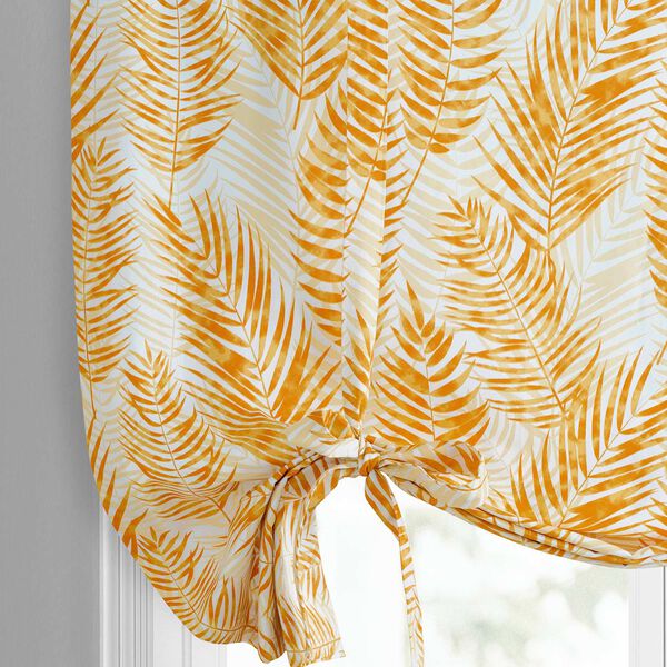 Kupala Eternal Gold Printed Cotton Tie-Up Window Shade Single Panel, image 4
