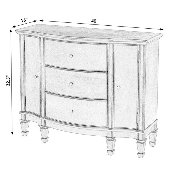 Sheffield Cherry Accent Cabinet with Drawers, image 6