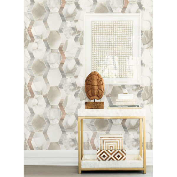 Candice Olson Modern Nature 2nd Edition Taupe Earthbound Wallpaper, image 1