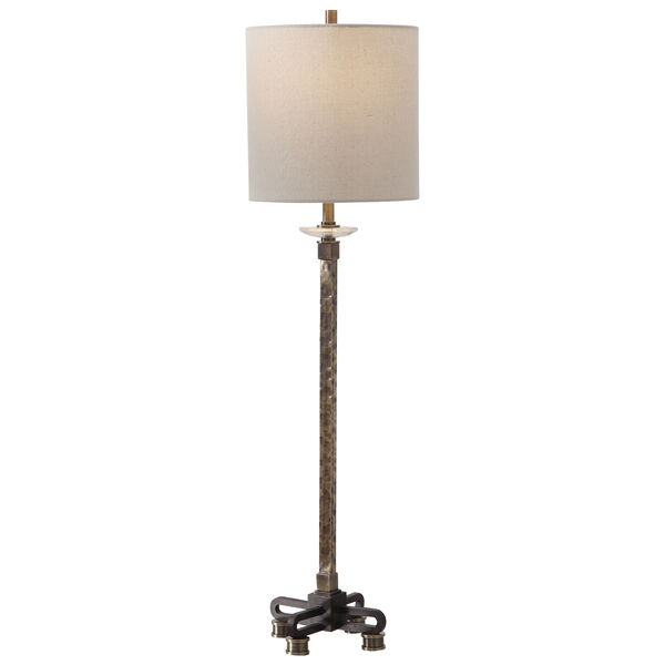 Parnell Antique Brass Table Lamp, image 5