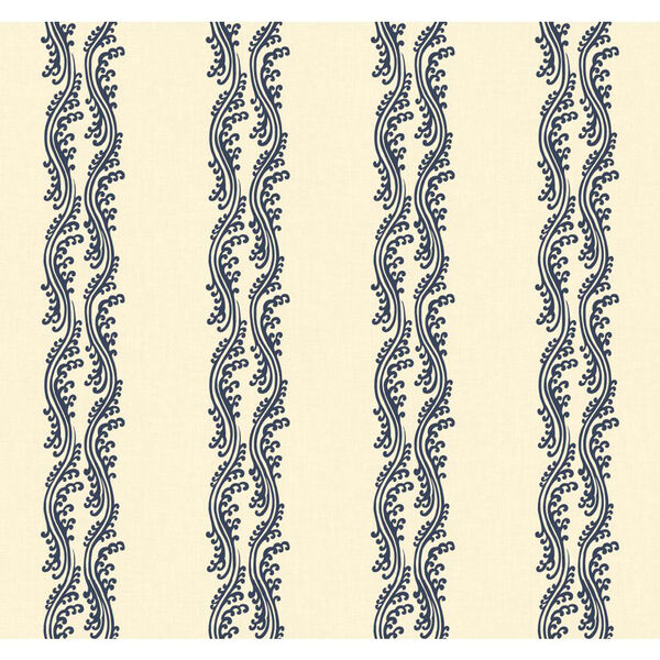Waverly Stripes Turning Tides Wallpaper, image 1