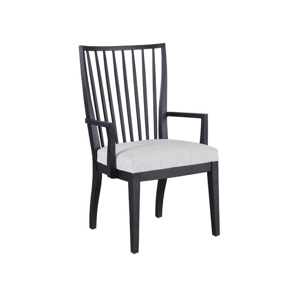 Bowen Charcoal and White Arm Chair, Set of 2, image 4