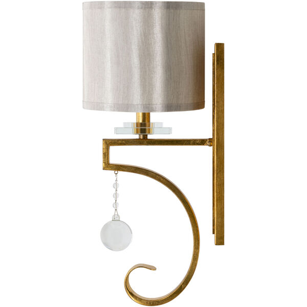 Medland Gold and Natural 9-Inch One-Light Wall Sconce, image 3