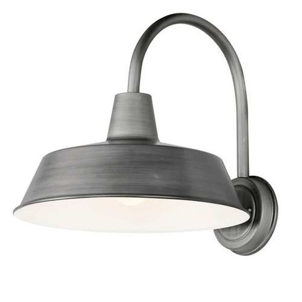 Pier M Weathered Zinc One-Light Outdoor Wall Sconce, image 1
