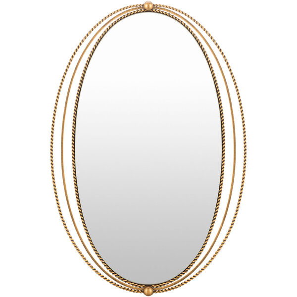 Chasm Oval 20-Inch wide Wall Mirror, image 1