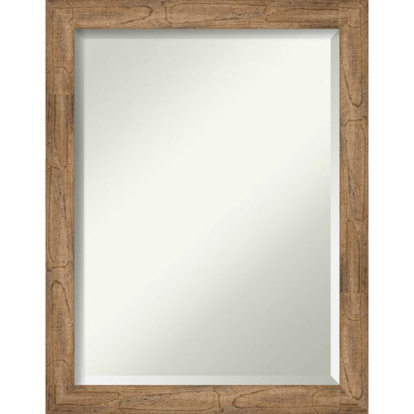 Owl Brown 21-Inch Narrow Bathroom Wall Mirror, image 1