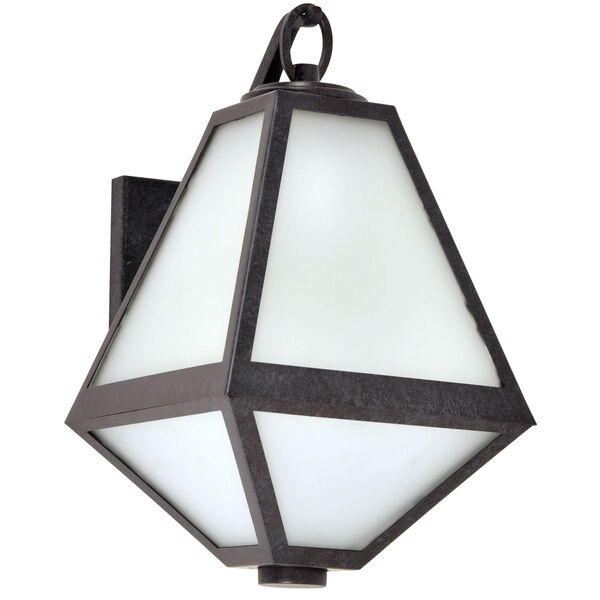 Glacier One-Light Black Charcoal Outdoor Wall Mount, image 2