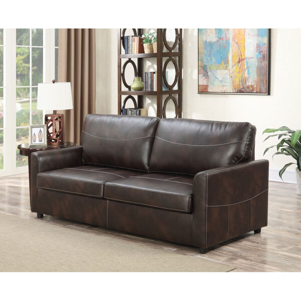 Selby Coffee 70.8-Inch Full Sleeper Sofa with Pillow, image 6